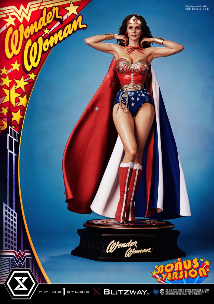 Wonder Woman 1975 Statue 1/3 Wonder Woman (Lynda Carter) Bonus Version 69 cm Top Merken Winkel